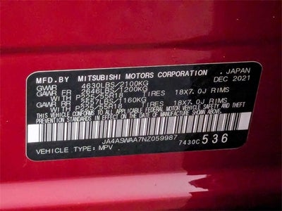 2022 Mitsubishi Eclipse Cross SE