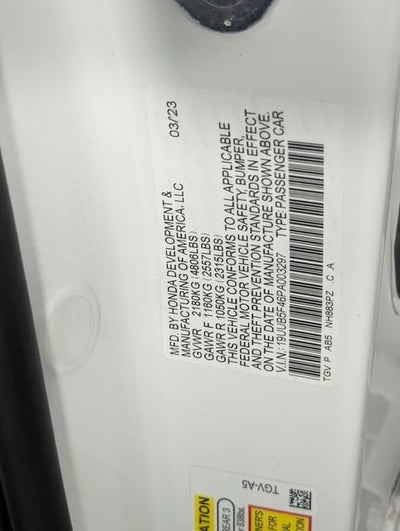 2023 Acura TLX Technology Package