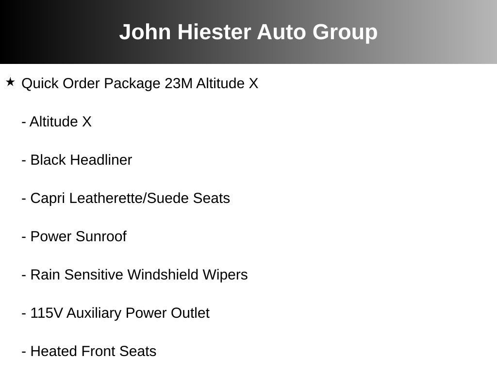2024 Jeep Grand Cherokee Altitude X 4x4