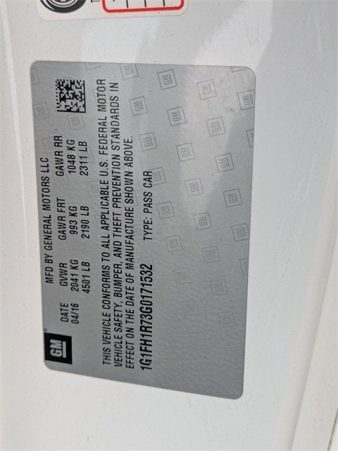 2016 Chevrolet Camaro 2SS