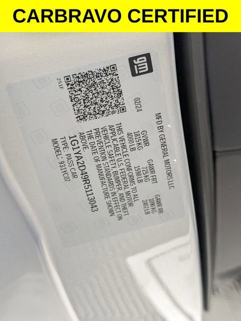 2024 Chevrolet Corvette Stingray 1LT