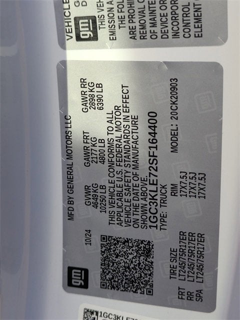 2025 Chevrolet Silverado 2500 HD WT