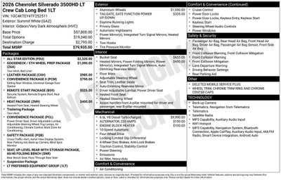 2026 Chevrolet Silverado 3500 HD LT DRW