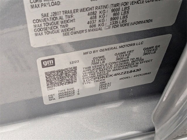 2024 Chevrolet Silverado 1500 LT (2FL)