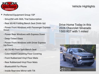 2026 Chevrolet Silverado 1500 RST