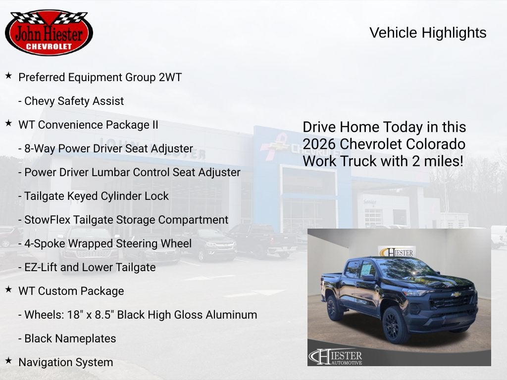 2026 Chevrolet Colorado WT