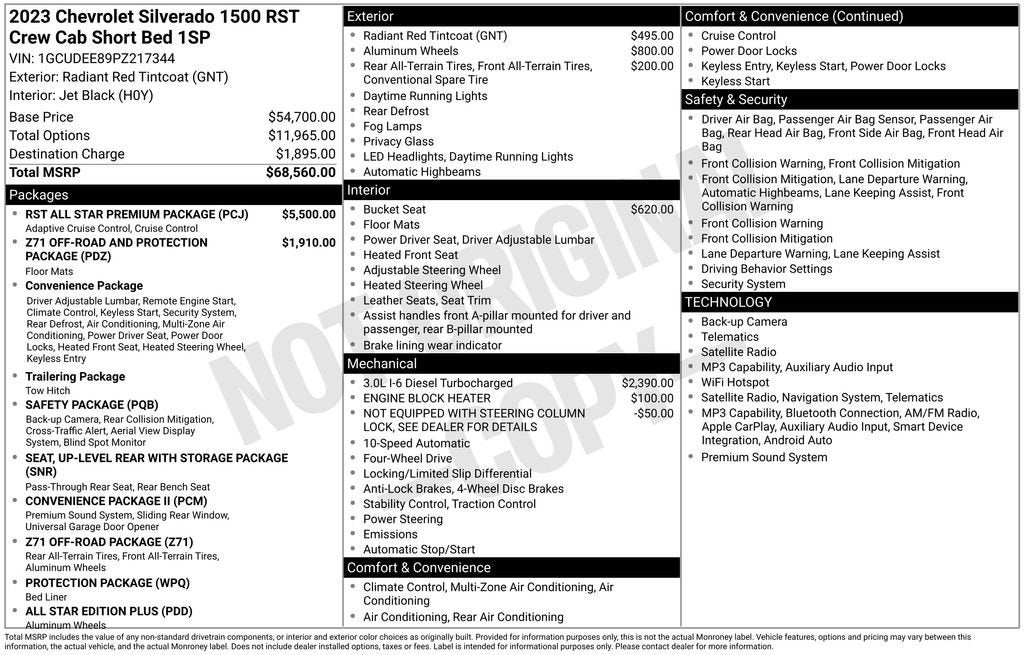 2023 Chevrolet Silverado 1500 RST