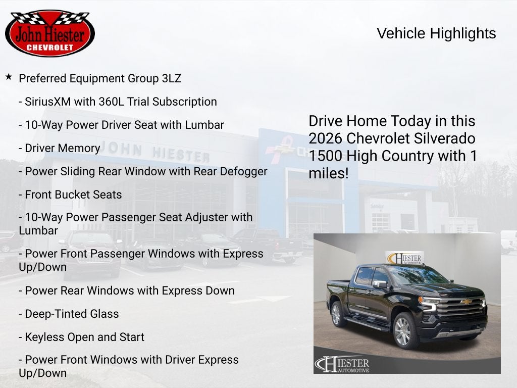 2026 Chevrolet Silverado 1500 High Country