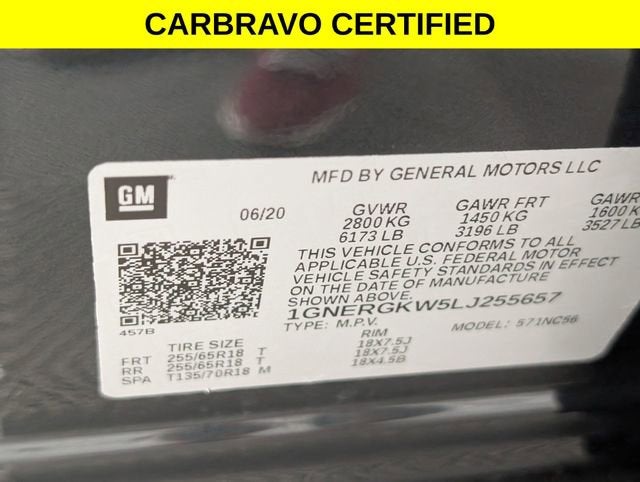 2020 Chevrolet Traverse LT Cloth