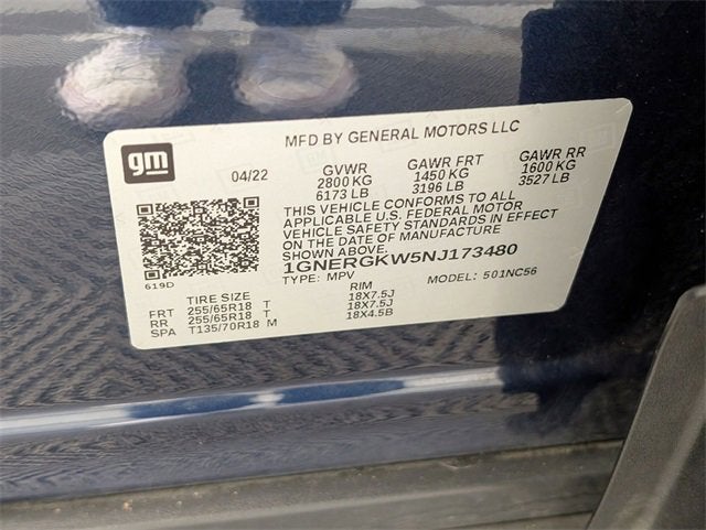 2022 Chevrolet Traverse LT Cloth