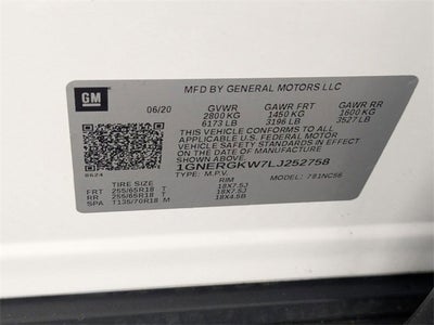 2020 Chevrolet Traverse LT Cloth