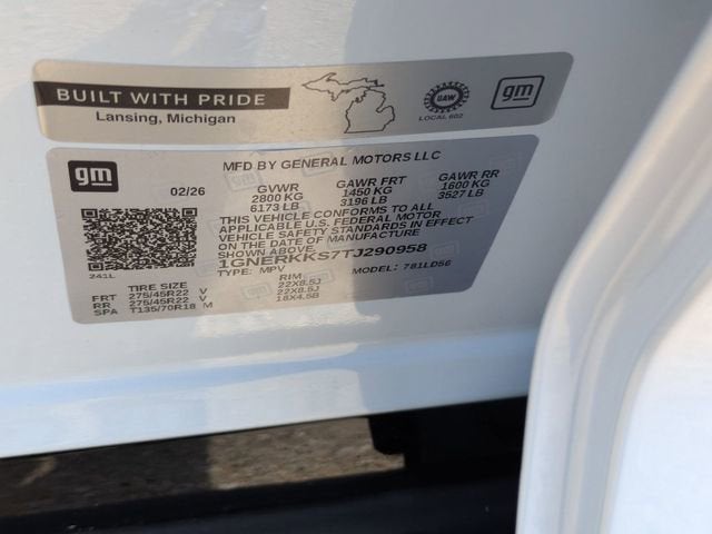 2026 Chevrolet Traverse High Country