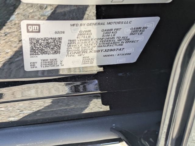 2026 Chevrolet Traverse RS