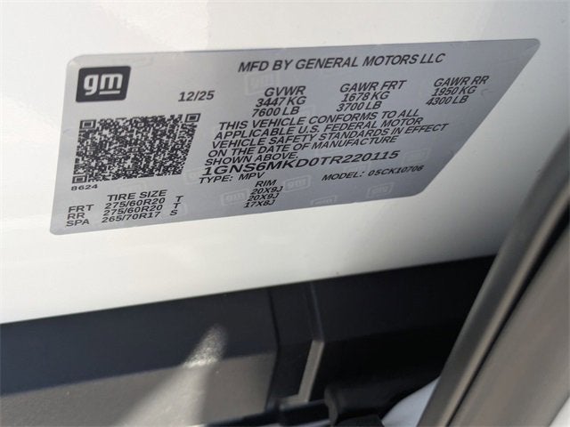 2026 Chevrolet Tahoe LS