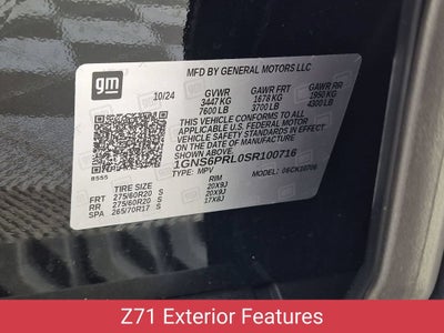 2025 Chevrolet Tahoe Z71