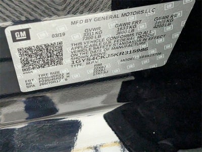 2019 Cadillac Escalade Premium Luxury