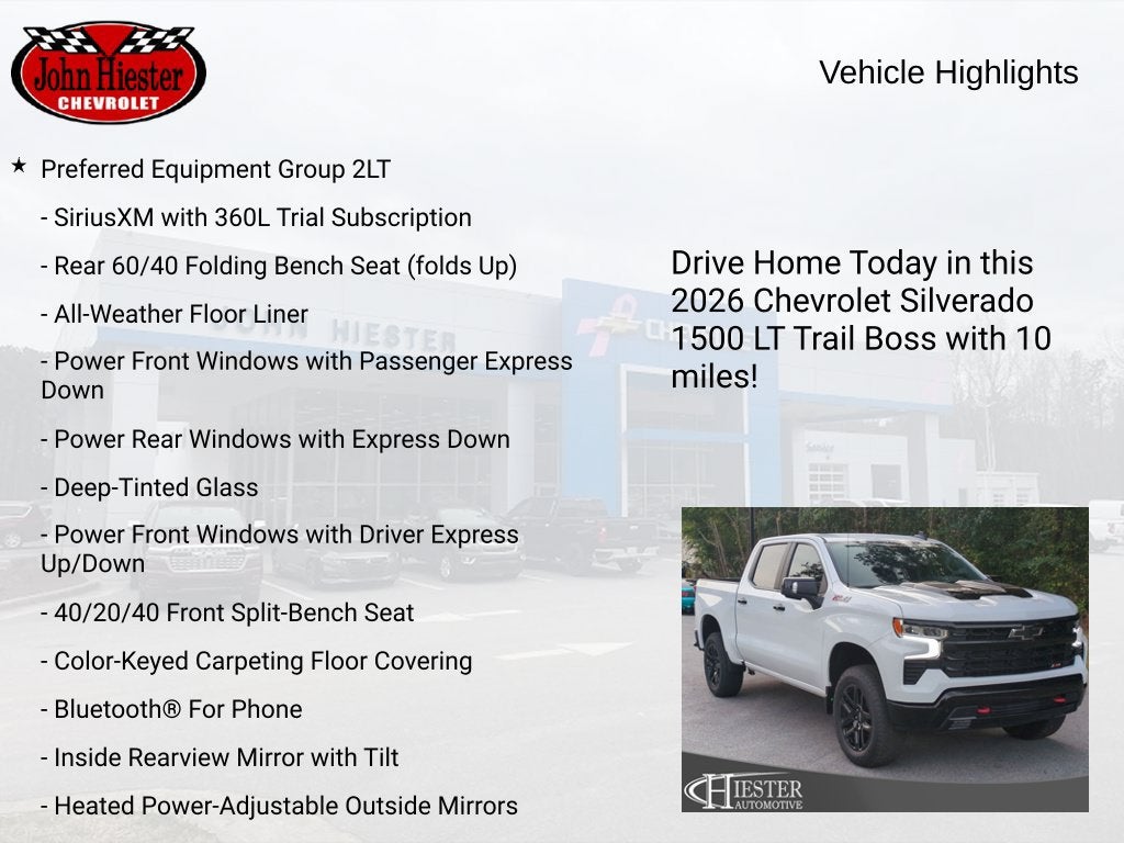 2026 Chevrolet Silverado 1500 LT Trail Boss