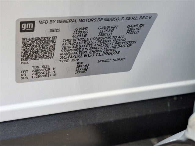 2026 Chevrolet Equinox RS