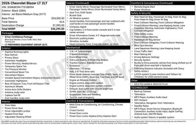 2026 Chevrolet Blazer 2LT