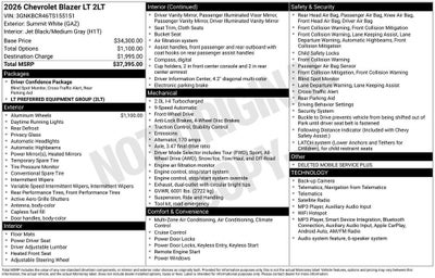 2026 Chevrolet Blazer 2LT