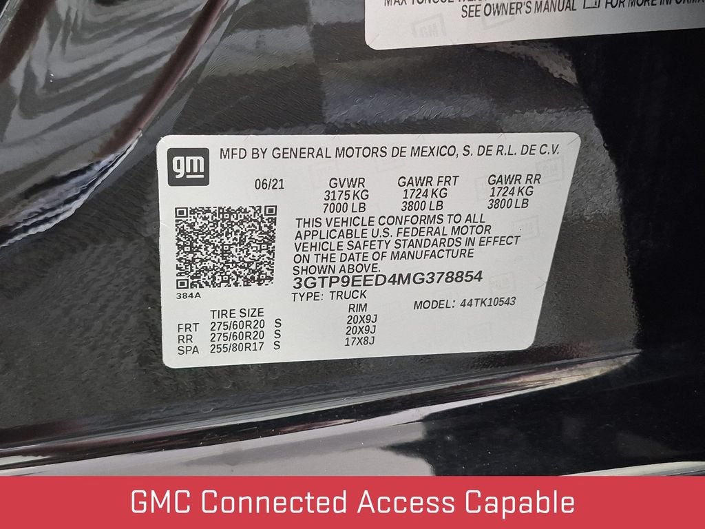 2021 GMC Sierra 1500 AT4
