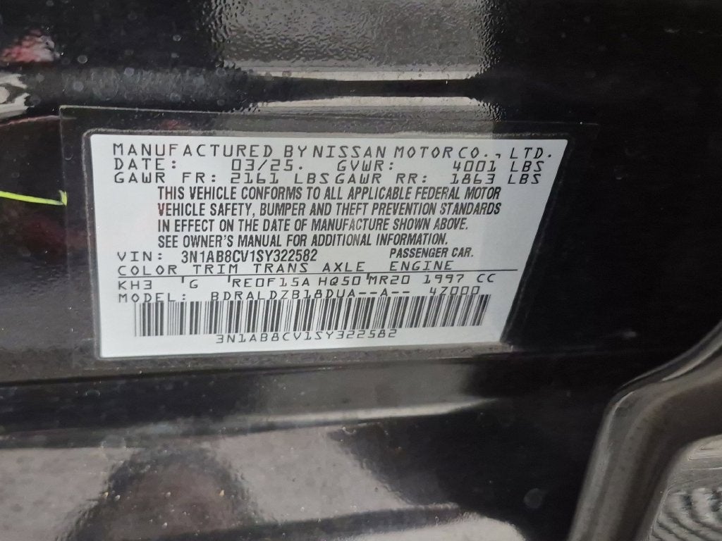 2025 Nissan Sentra SV