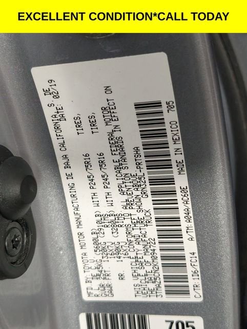 2019 Toyota Tacoma 2WD SR5
