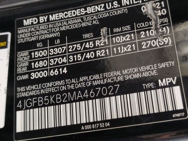 2021 Mercedes-Benz GLE GLE 450