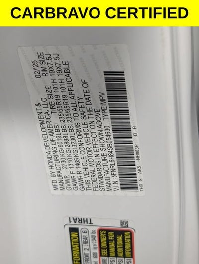 2025 Honda Odyssey Touring