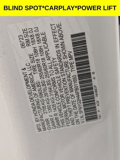 2023 Honda Pilot EX-L 8 Passenger