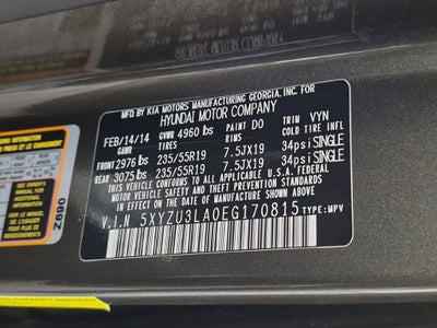 2014 Hyundai Santa Fe Sport 2.0L Turbo
