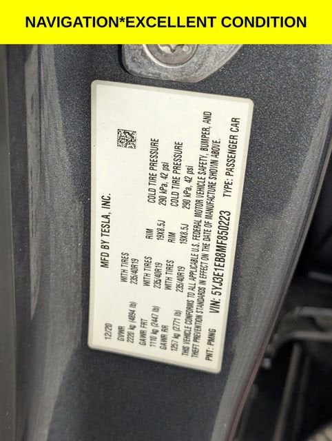 2021 Tesla Model 3 Long Range