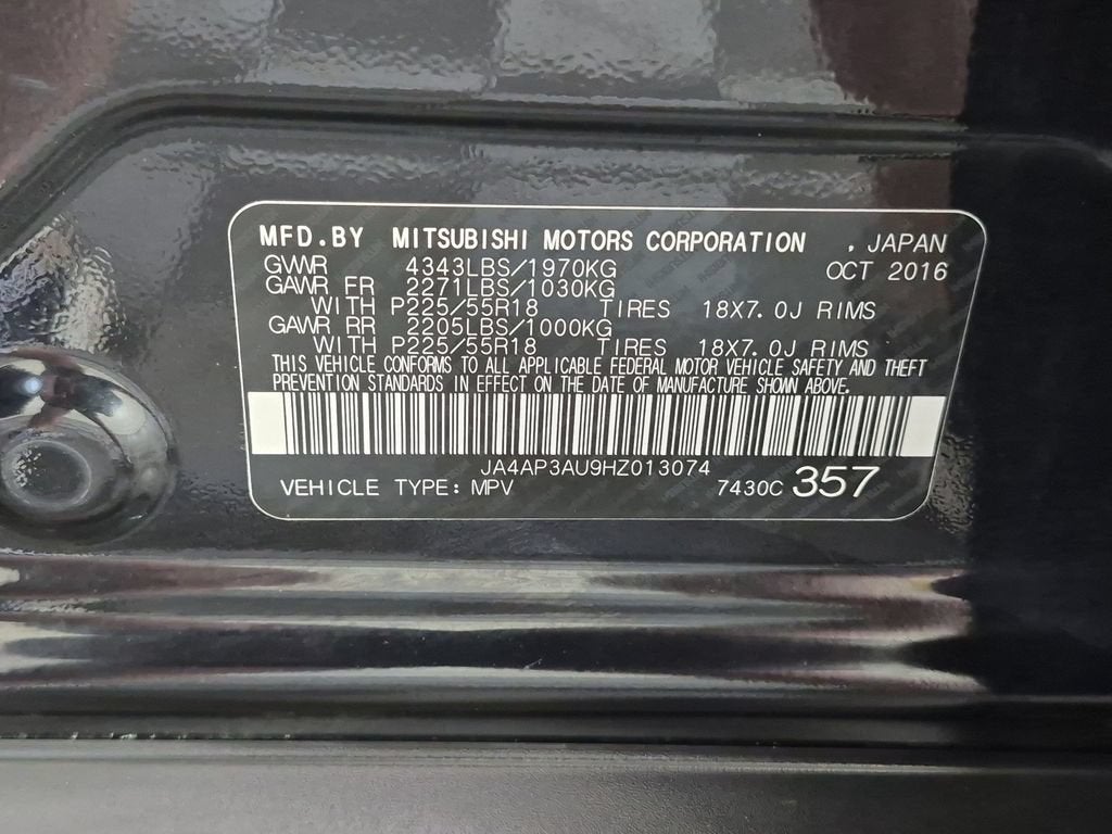 2017 Mitsubishi Outlander Sport 2.0 ES