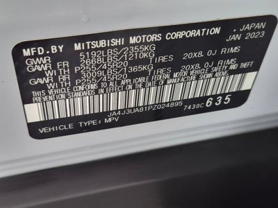 2023 Mitsubishi Outlander SE 2.5 2WD