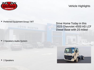 2025 Chevrolet Low Cab Forward 4500 HD NA