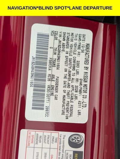 2025 Nissan Z Performance Manual Transmission