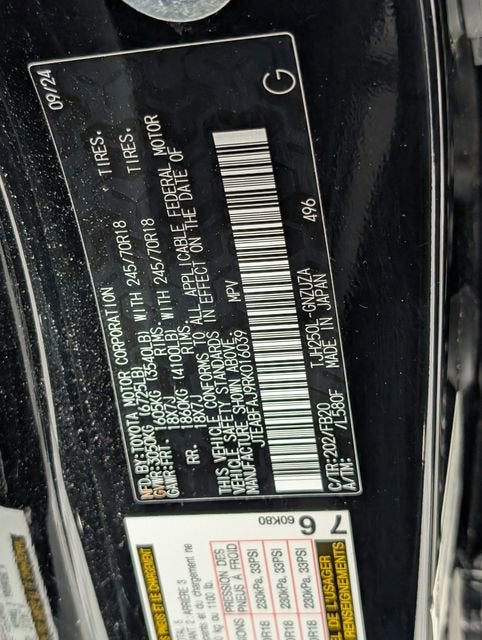 2024 Toyota Land Cruiser BASE