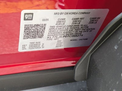 2026 Chevrolet Trax 2RS