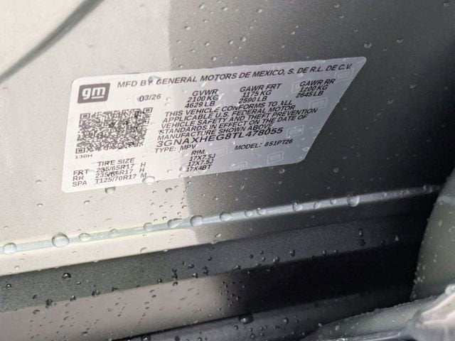 2026 Chevrolet Trax 2RS