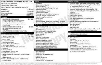 2026 Chevrolet Trailblazer ACTIV