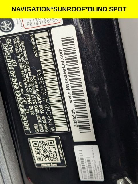 2020 Mercedes-Benz G-Class G 550