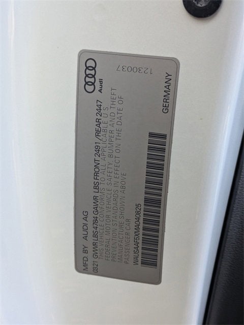 2021 Audi A5 Coupe S line Premium