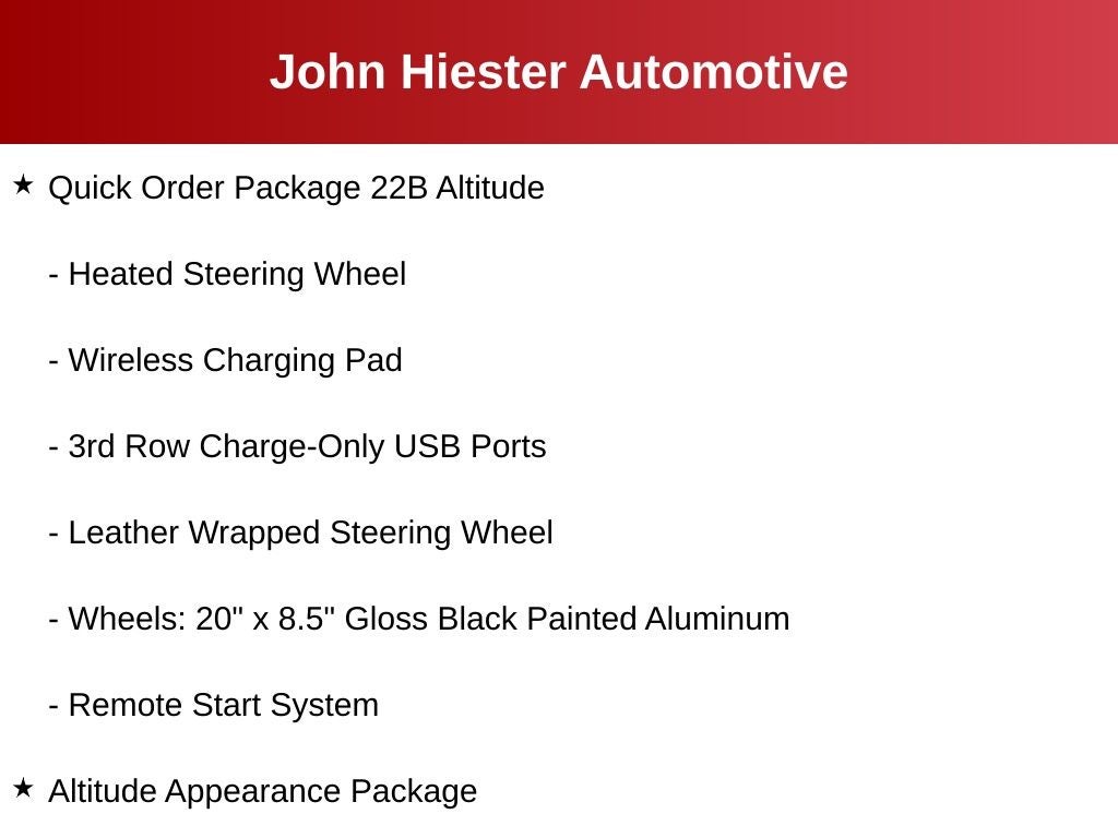 2022 Jeep Grand Cherokee L Altitude