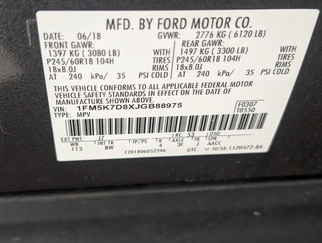 2018 Ford Explorer XLT