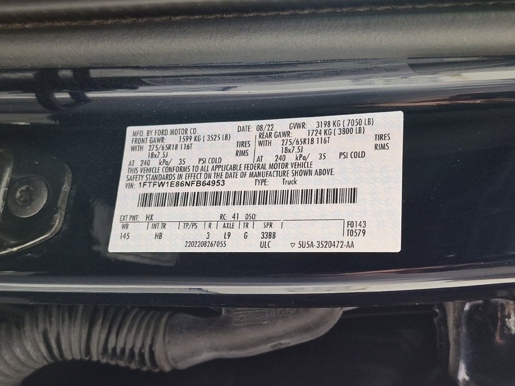 2022 Ford F-150 Lariat