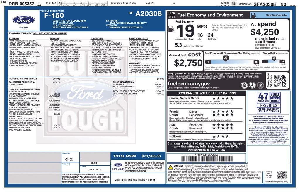 2025 Ford F-150 Lariat