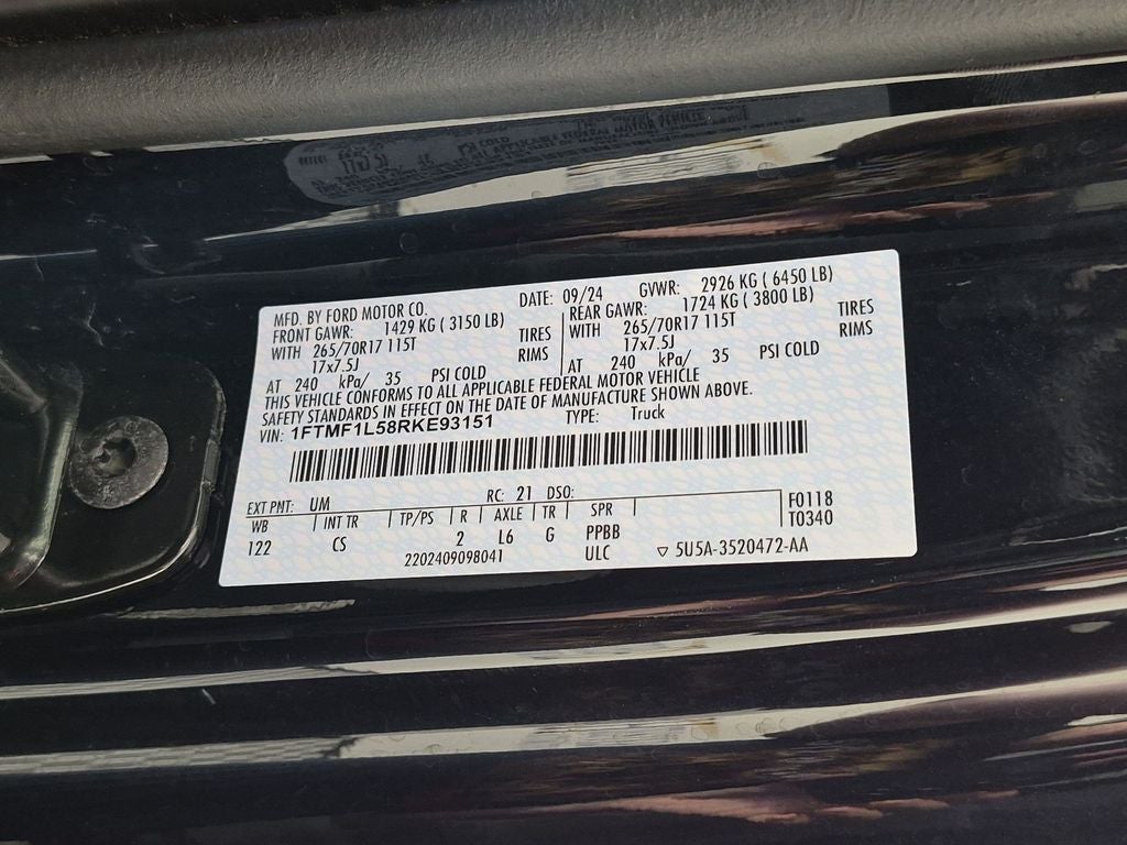 2024 Ford F-150 XL