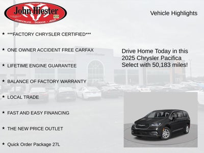 2025 Chrysler Pacifica Select