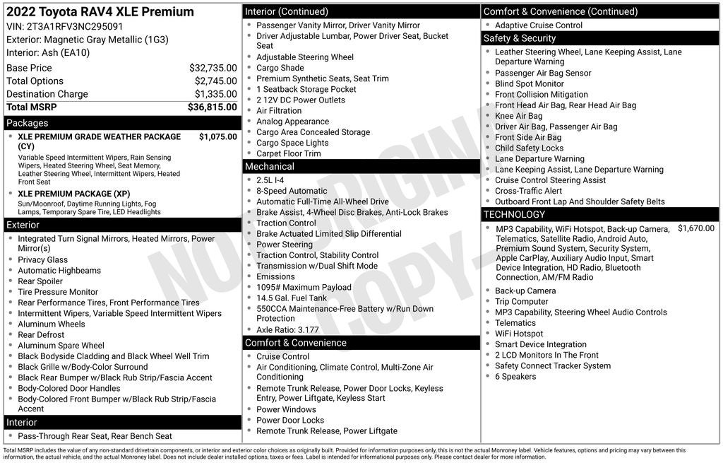 2022 Toyota RAV4 XLE Premium