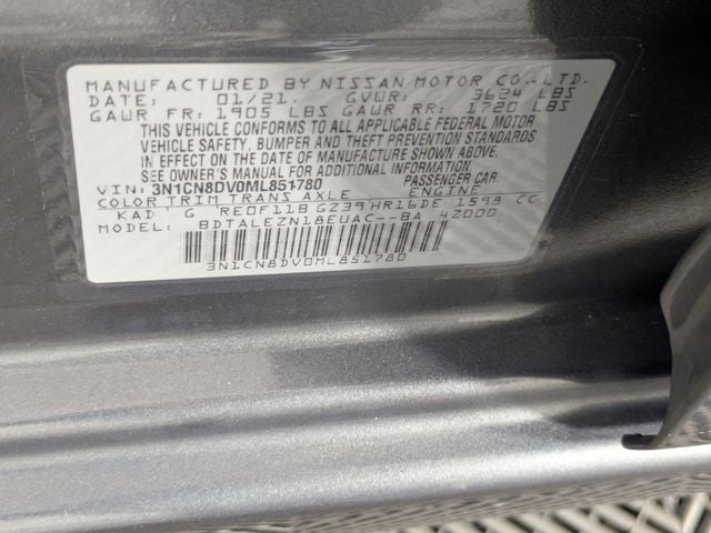 2021 Nissan Versa 1.6 S